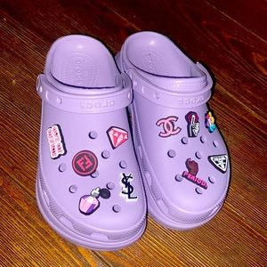 Purple Clog Crocs